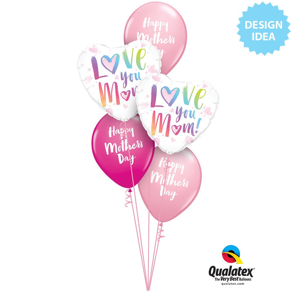 Foil Balloon Love You M(Heart)M! 18 Inch