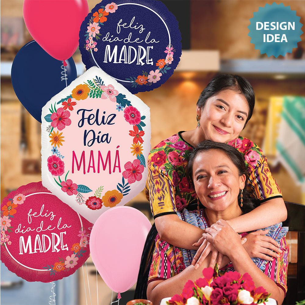Foil Balloon 18 Inch Mejor Mamá Floral