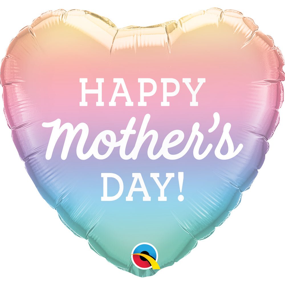 Mother's Day Foil Balloon 18 Inch Pastel Ombre
