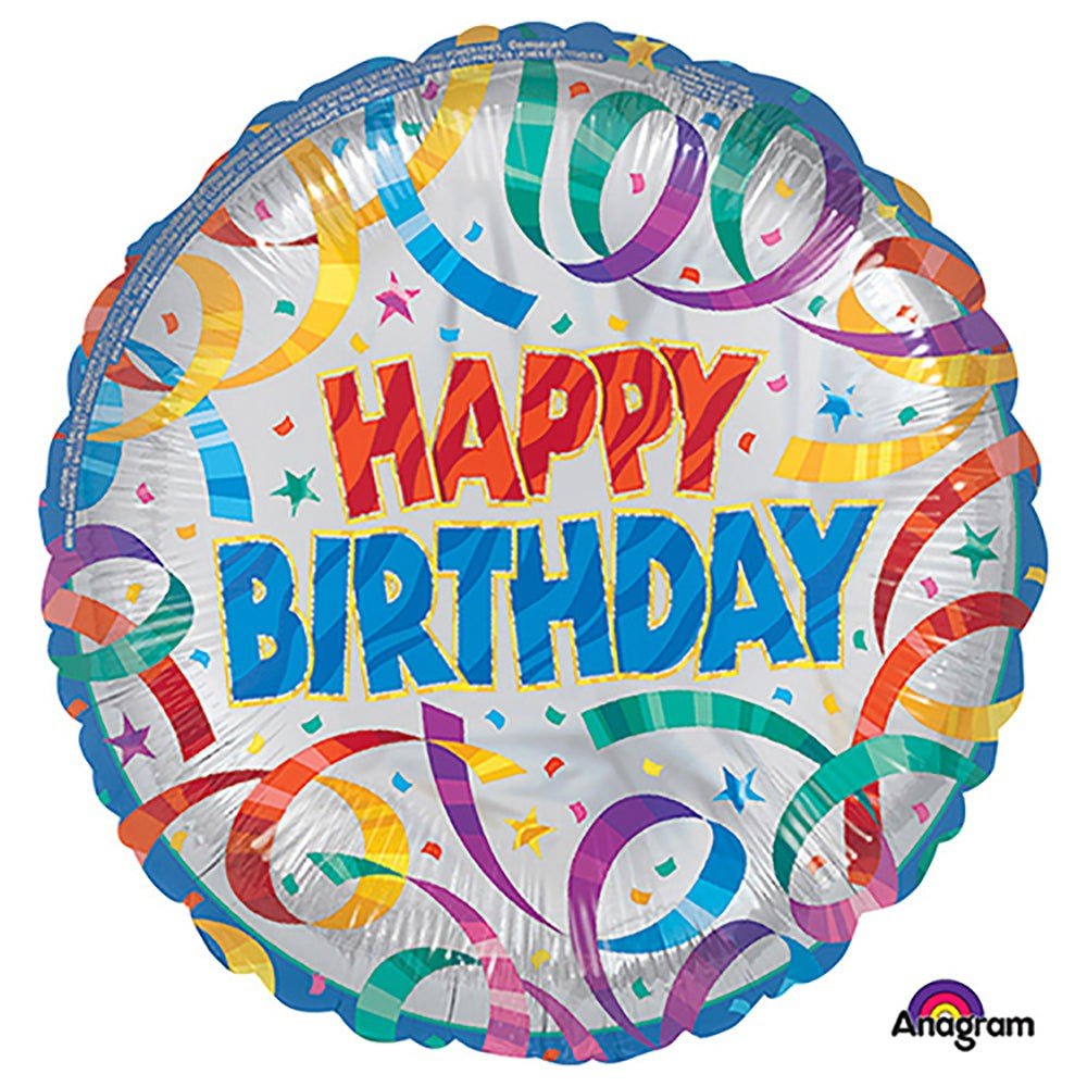 Foil Balloon Girls Birthday Party Streamers 18 Inch