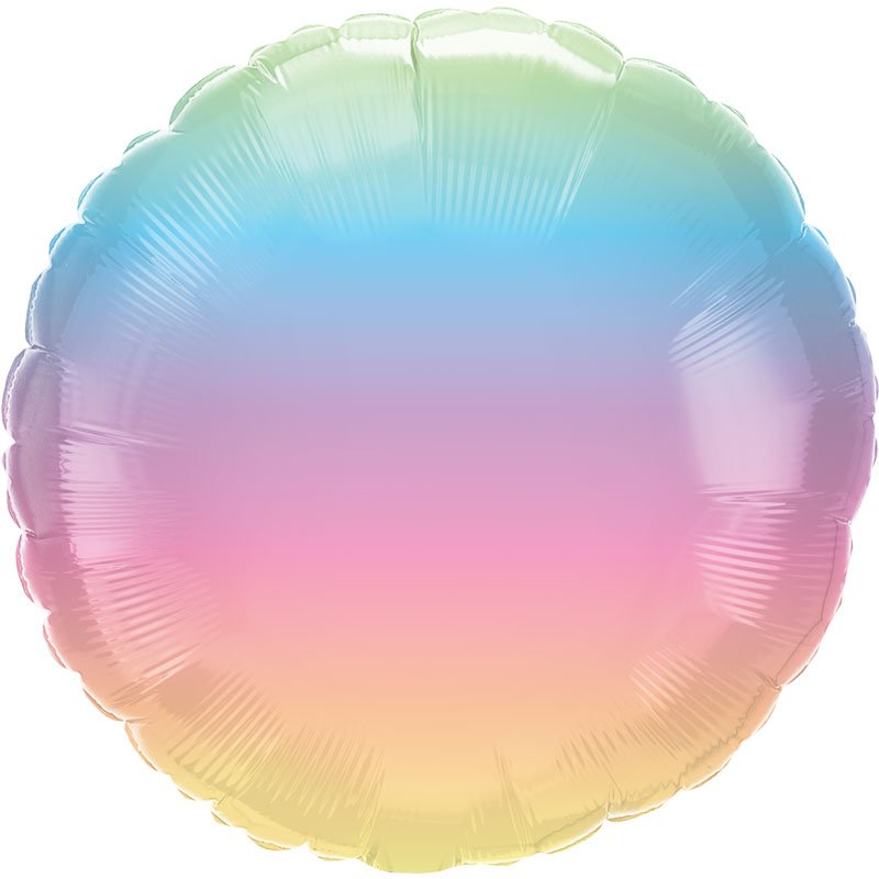 Foil Balloon Pastel Ombre 18 Inch