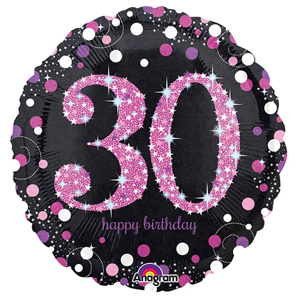 Foil Balloon Pink Celebration 30