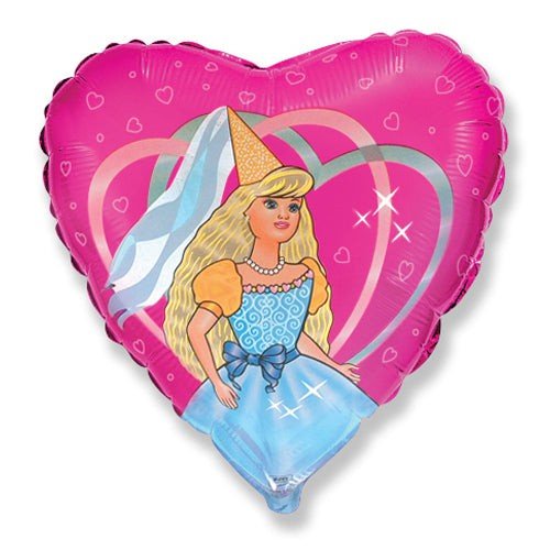 Princess Heart Foil Balloon