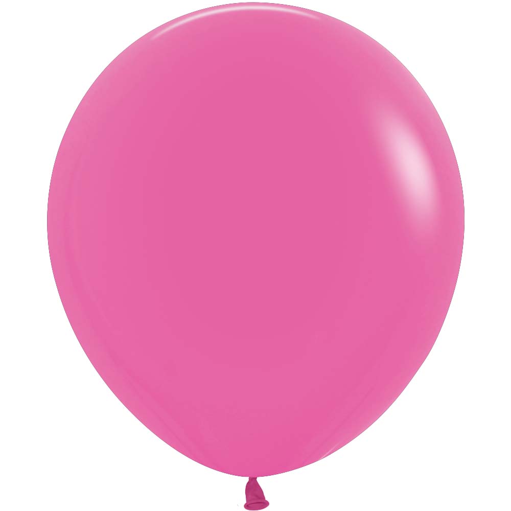 18 Inch Latex Balloons Fuchsia