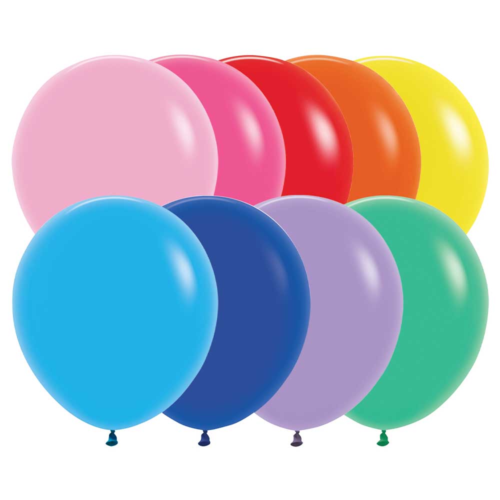 Latex Balloons 18 Inch Fashion Assortment