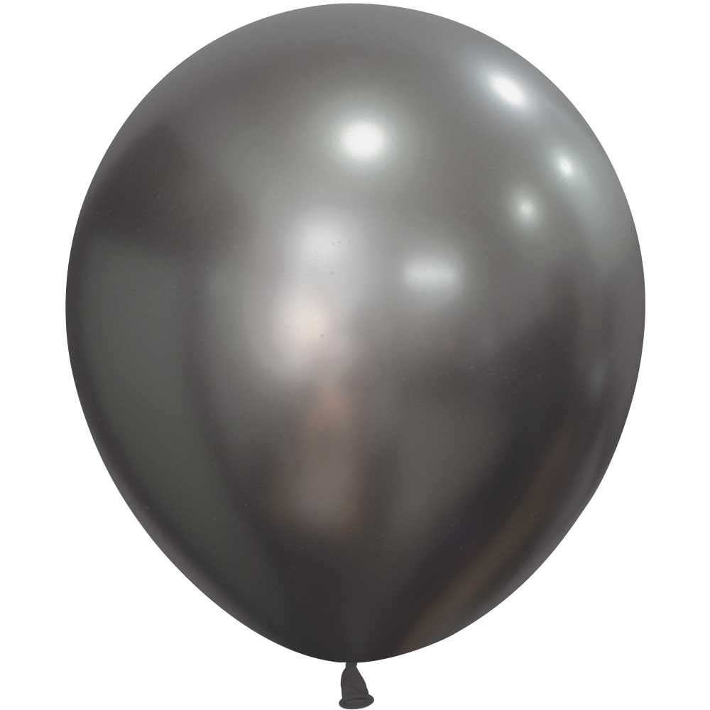 Latex Balloons 18 Inch Sempertex Silk Midnight Grey