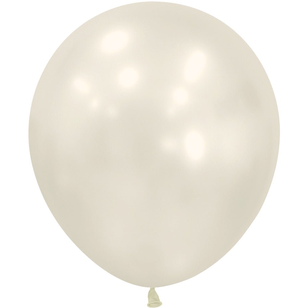 Latex Balloons 18 Inch Sempertex Silk Oyster White