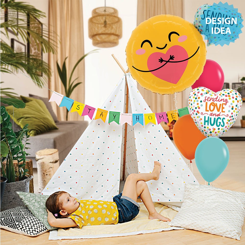 Foil Balloon 18 Inch Sending Love And Hugs