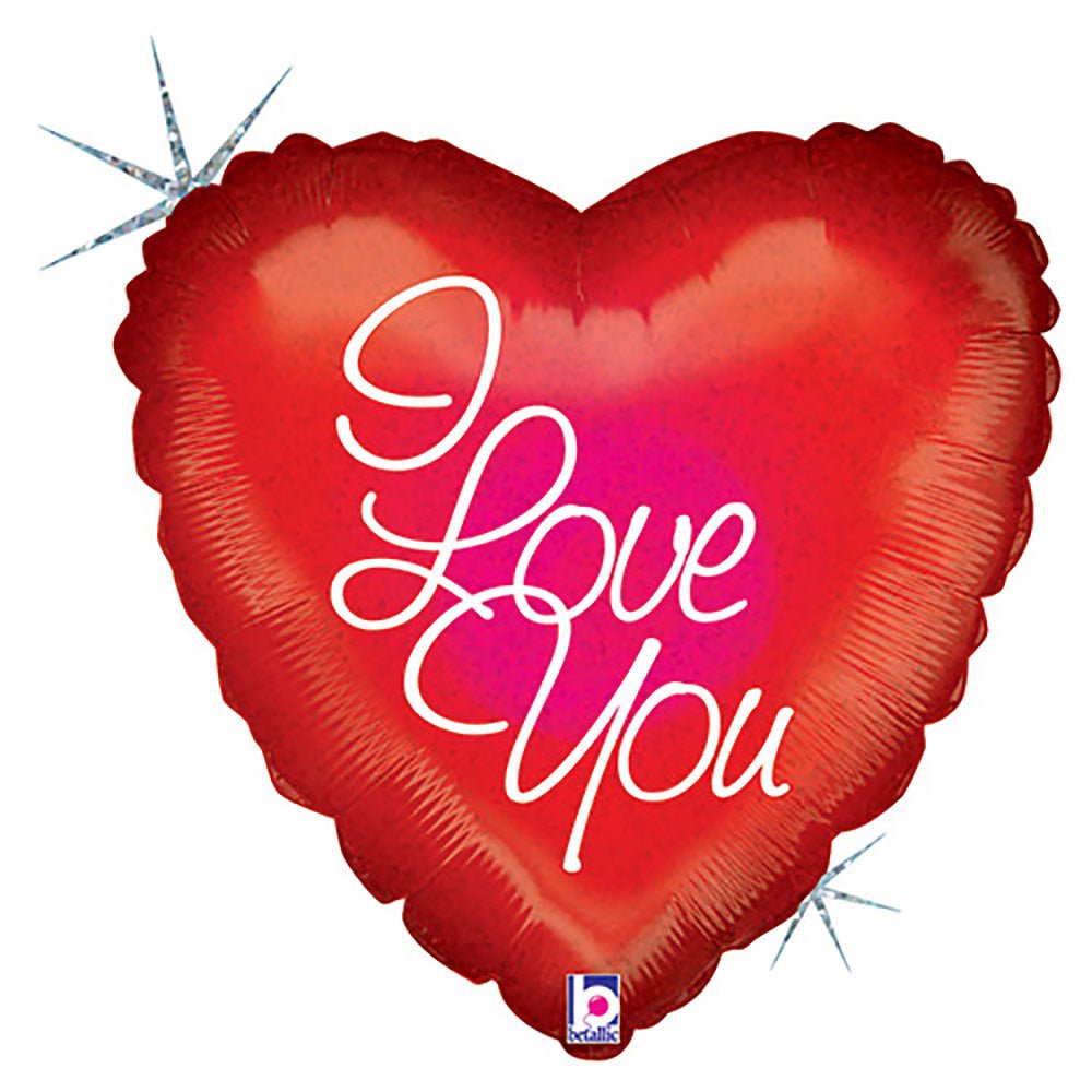 Foil Balloon Girls Love Heart 18 Inch