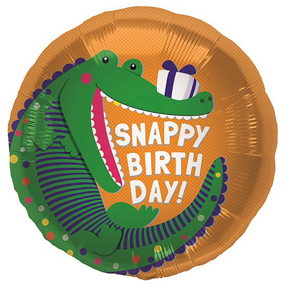 Birthday Foil Balloon 18 Inch Snappy Birthday