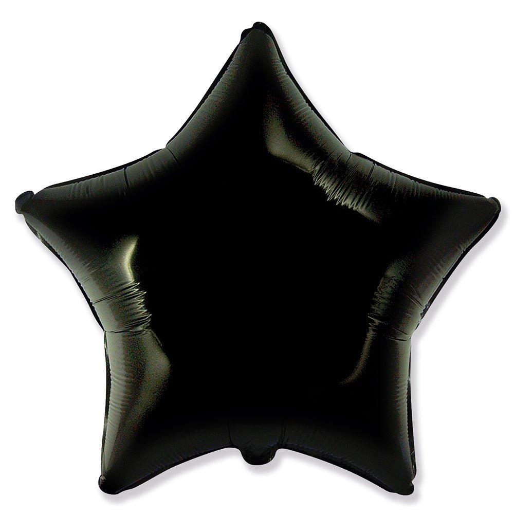 Foil Balloon 18 Inch Star Black