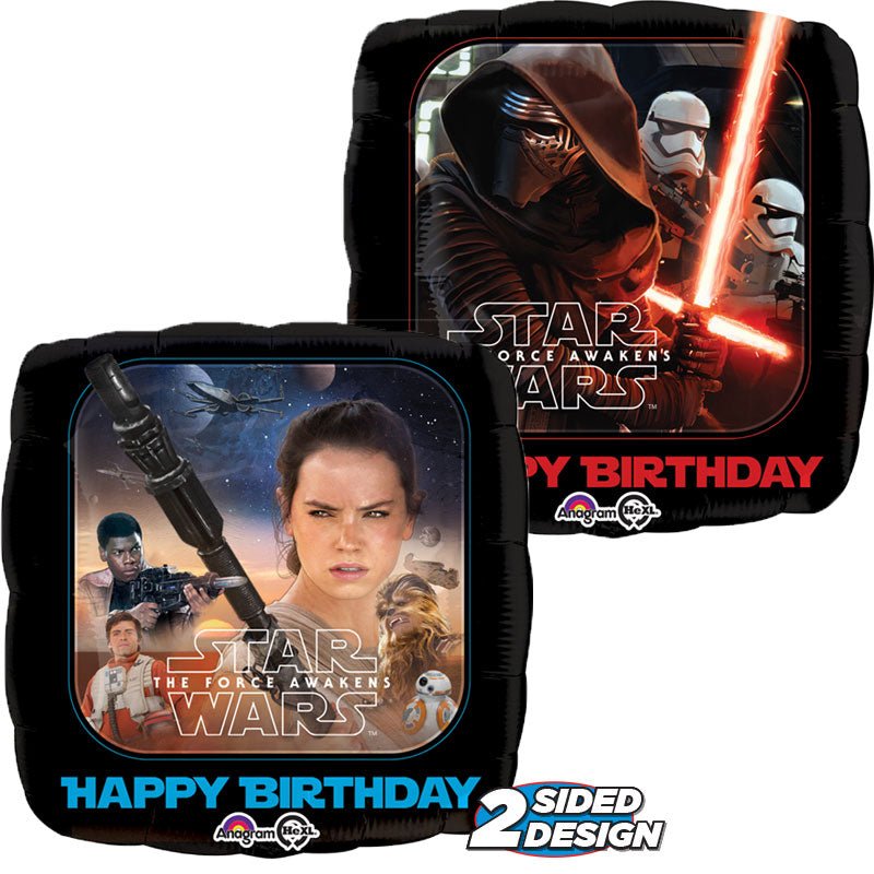 Star Wars Foil Balloon 18 Inch Happy Birthday