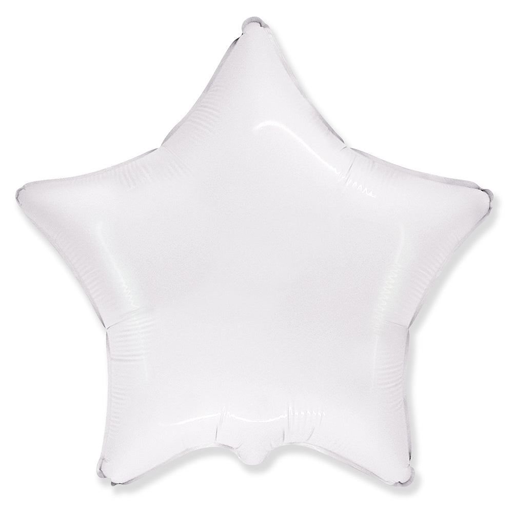 Star White Foil Balloon