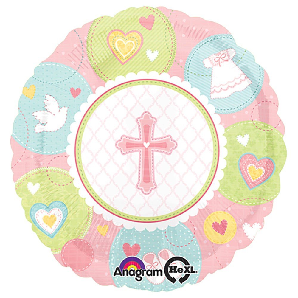 Foil Balloon Sweet Christening Girl 18 Inch
