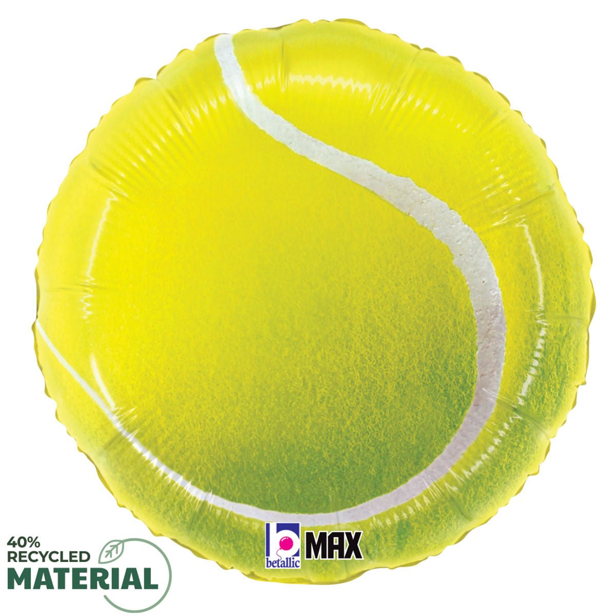 Tennis Ball Foil Balloon 18 Inch