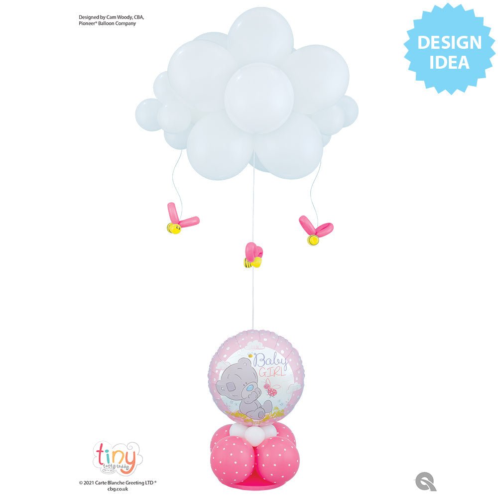 Foil Balloon Tiny Tatty Teddy Baby Girl 18 Inch