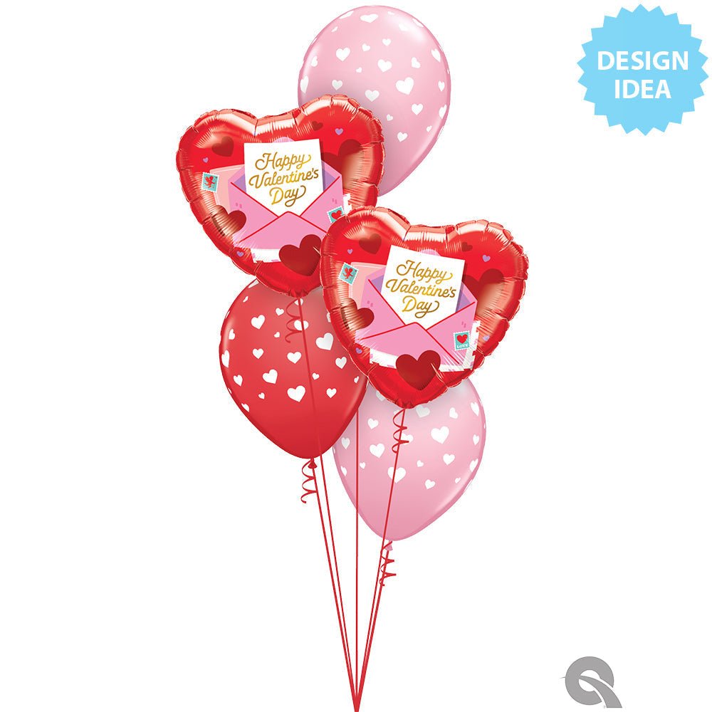 Valentine's Love Letter Foil Balloon