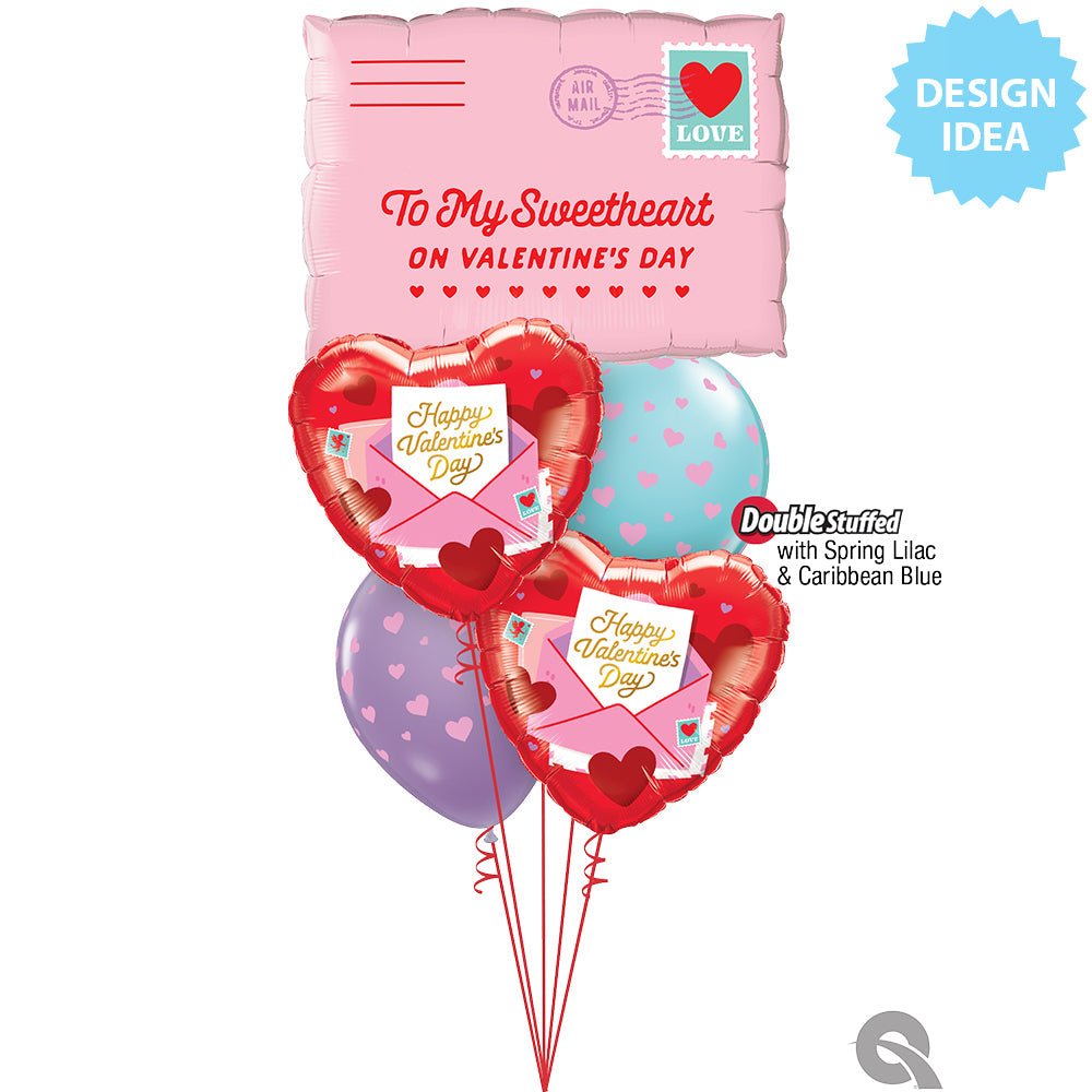 Valentine's Love Letter Foil Balloon