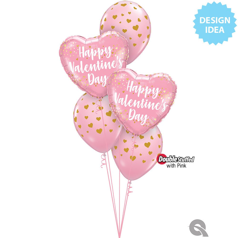 Foil Balloon Valentine's Pink 18 Inch