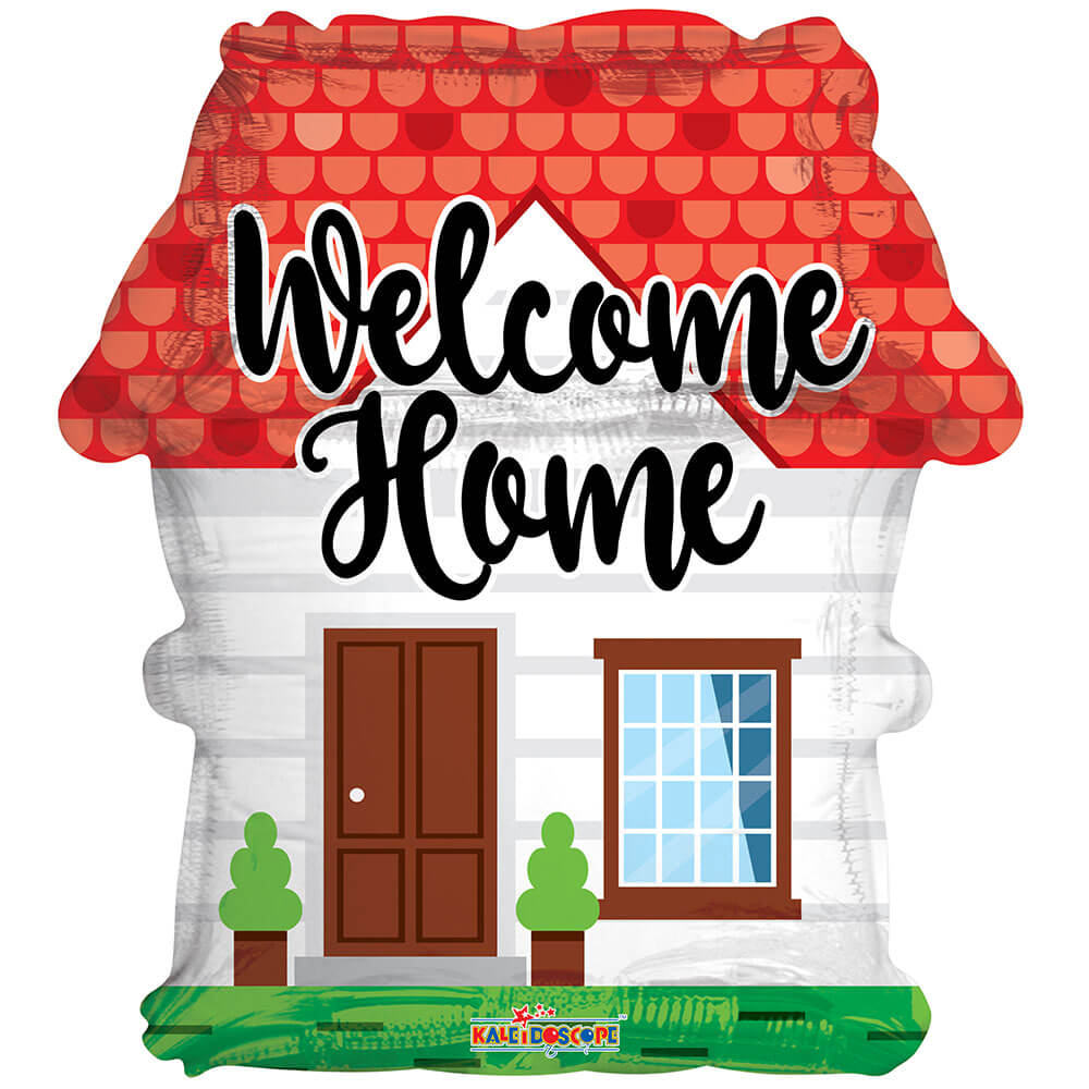 Foil Balloon Welcome Home Shape 18 Inch