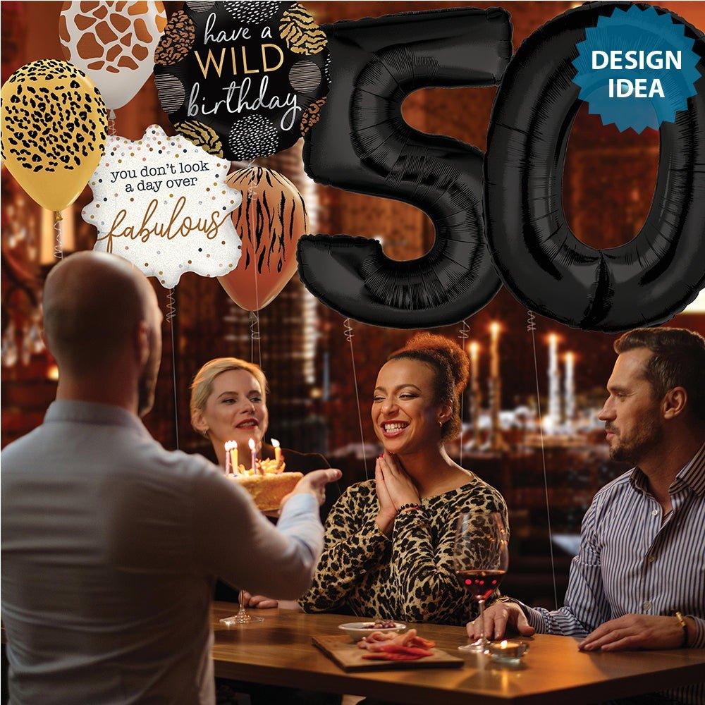 Foil Balloon Wild Birthday 18 Inch