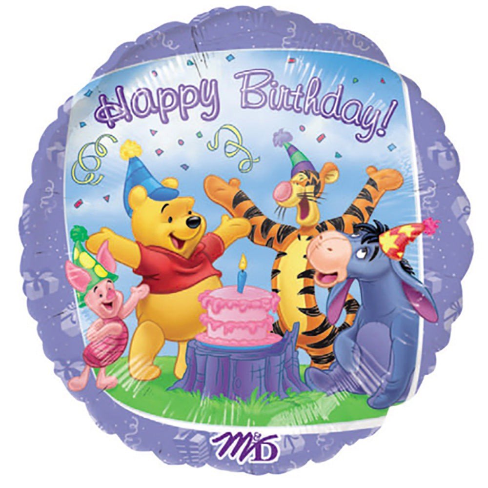 Winnie the Pooh Happy Birthday Foil Balloon