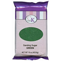 Green Sanding Sugar - 16 Ounce