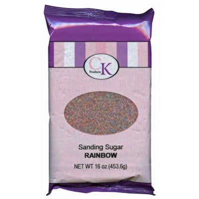 Rainbow Sanding Sugar - 16 Ounce
