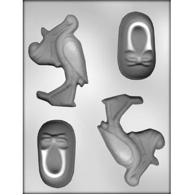 Stork & Bootie Chocolate Mold