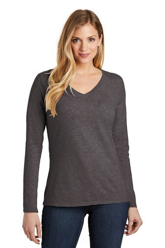 District® Women’s Long Sleeve V-Neck Tee