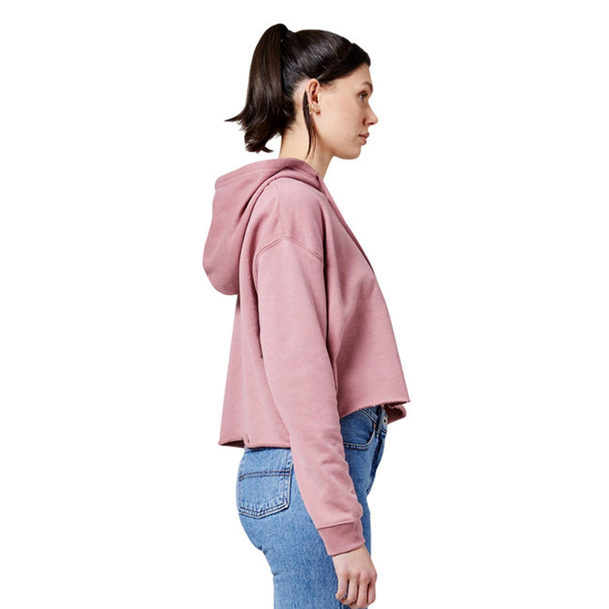 Lane Seven® Ladies Cropped Fleece Hoodie