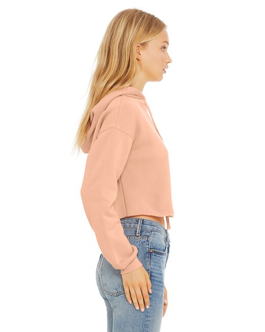 Bella + Canvas® Ladies Cropped Fleece Hoodie