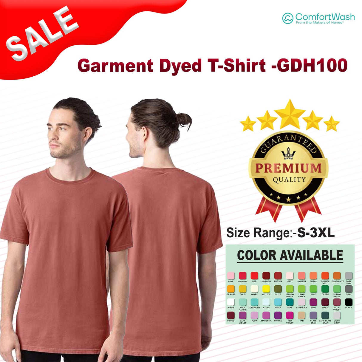 Hanes® Garment Dyed T-Shirt