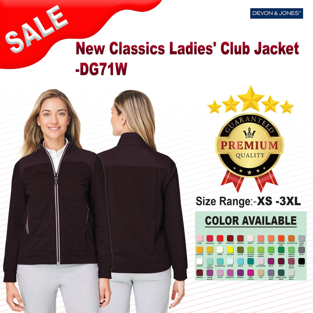Devon & Jones® New Classics Ladies' Club Jacket