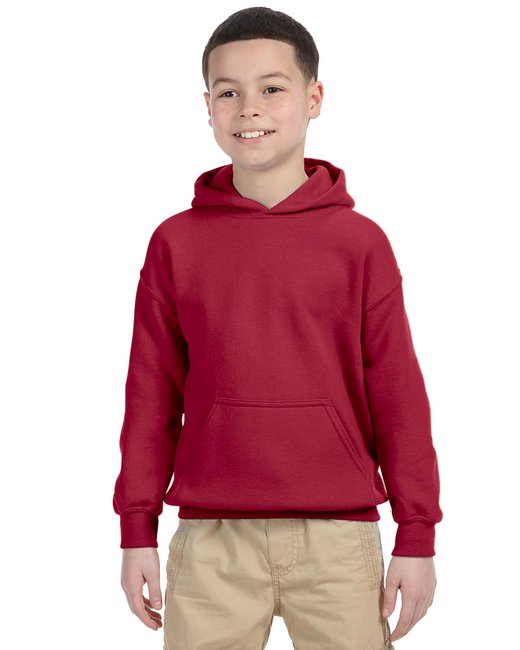 Gildan® Youth Heavy Blend Long Sleeve Hooded Sweatshirt
