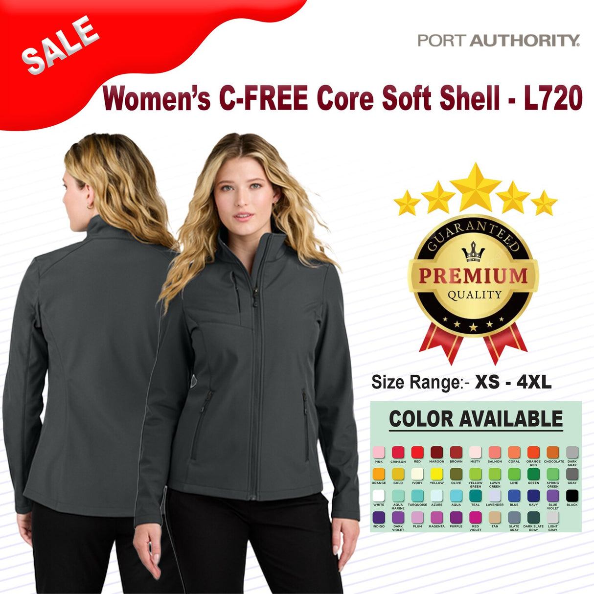 Port Authority® Women’s C-FREE Core Soft Shell