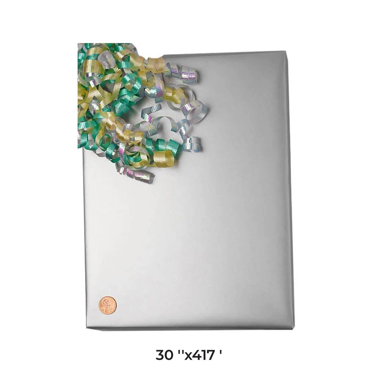 Heavy Duty Solid Color Wrapping Paper 30" x 417' Roll 60 lb Weight