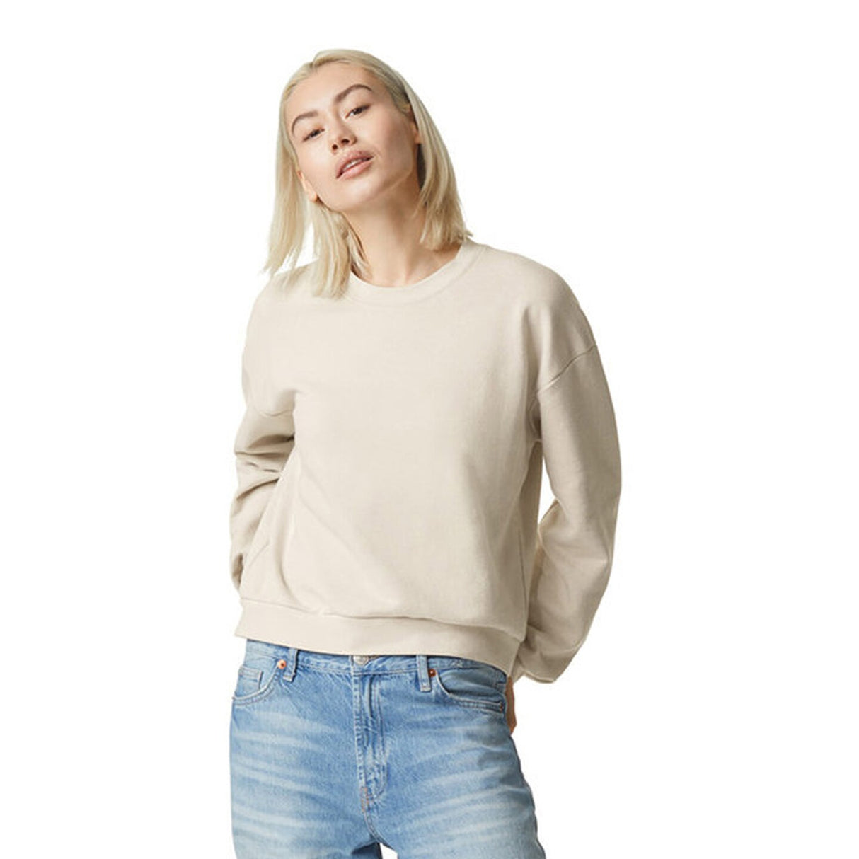 American Apparel® Ladies ReFlex Fleece Crewneck Sweatshirt
