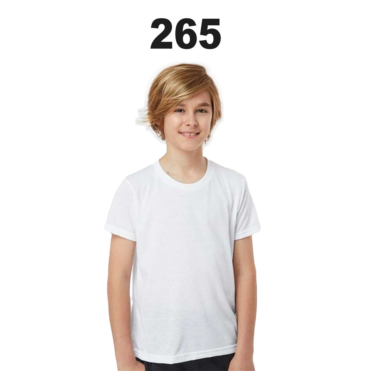 6 Pack : Tultex® Youth Poly-Rich Crew Neck Short SleeveT-Shirt