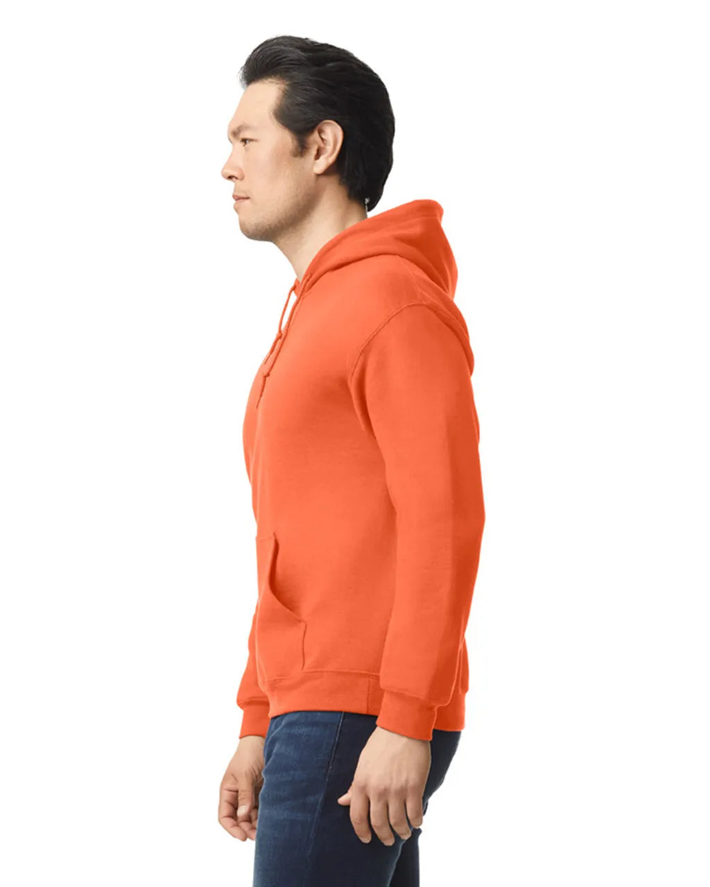 Gildan 18500 Pullover Hoodie - Orange, Cotton Polyester Fabric (1 Hoodie)
