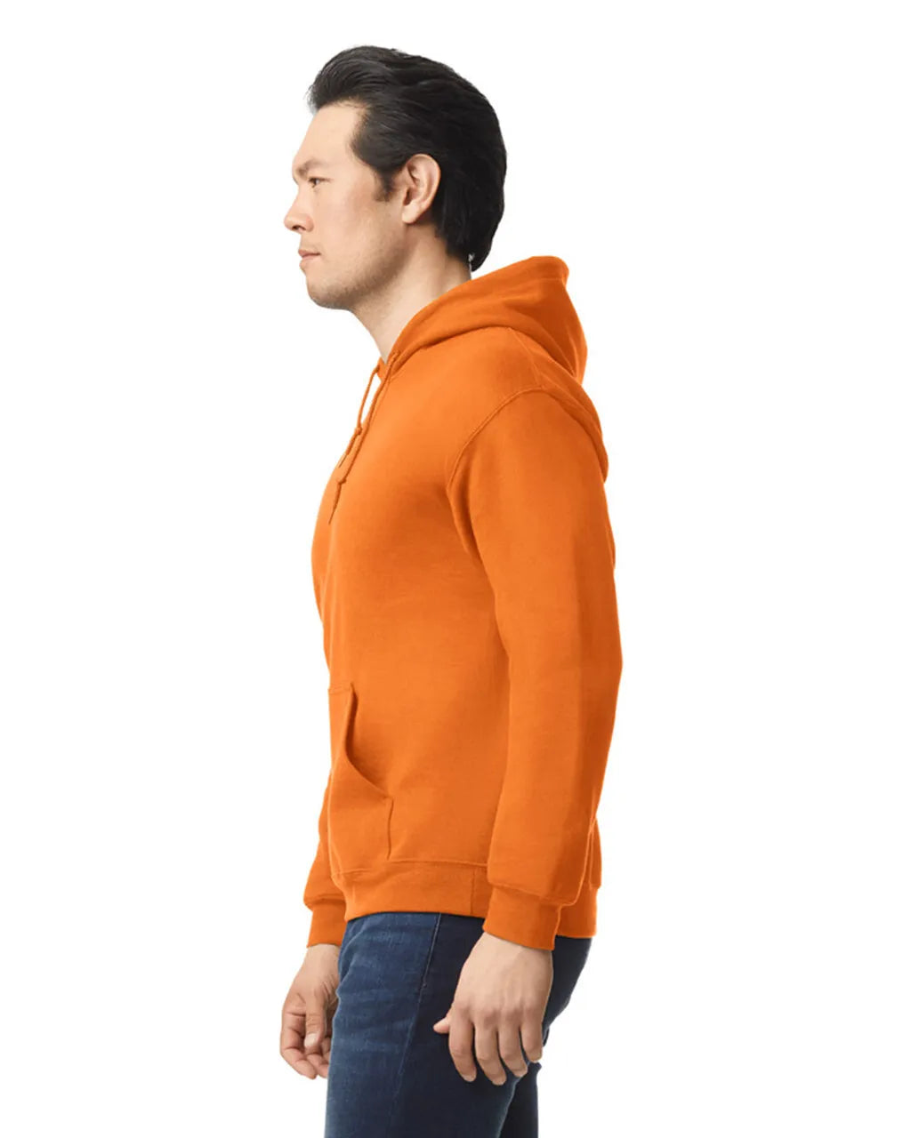 Gildan 18500 Pullover Hoodie - Heavy Blend Fabric - Safety Orange, Classic Fit, Double-Lined Hood (1 Piece)