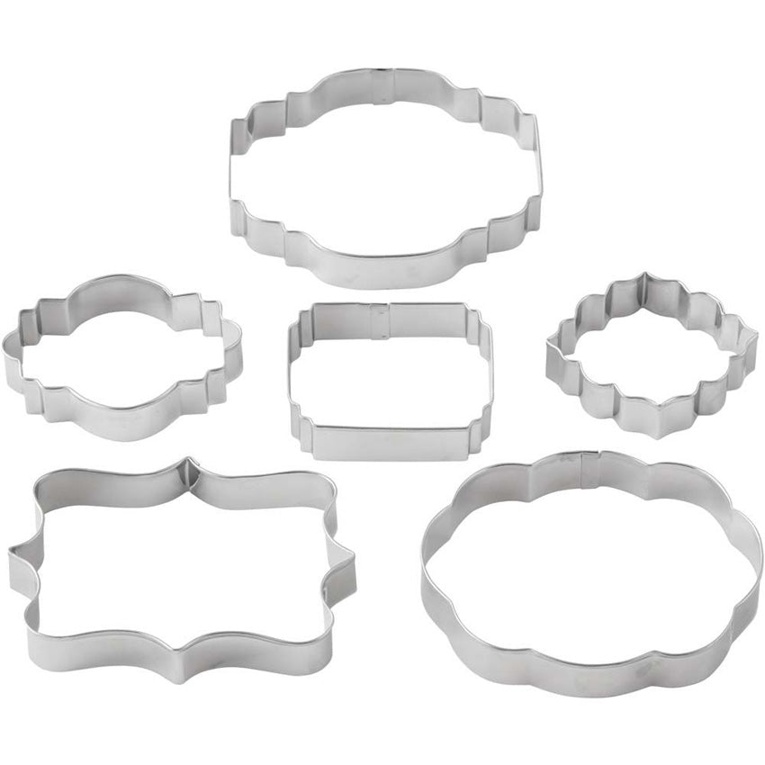 Wilton Plaque Fondant Cut-Out Set, 6 Pc.