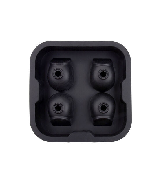 Halloween Skull 4pc Ice Mold Candy Chocolate Cupcakes