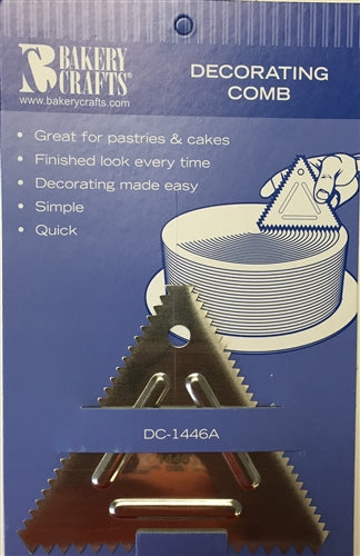 Triangle Cake Decorating Icing Comb