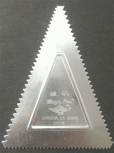 Triangle Cake Decorating Icing Comb