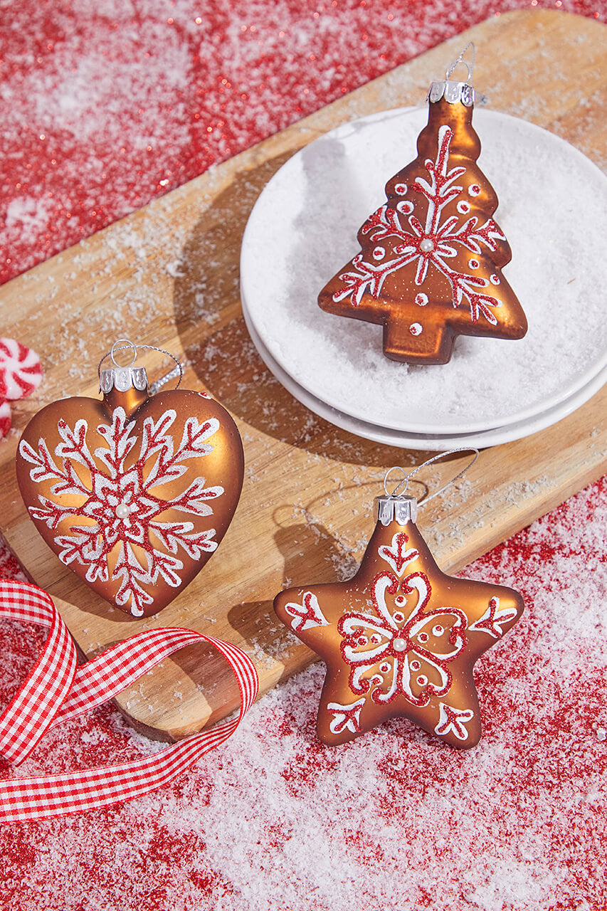 3 Inch Glass Gingerbread Ornament – Add Sweet Sparkle to Your Christmas Décor