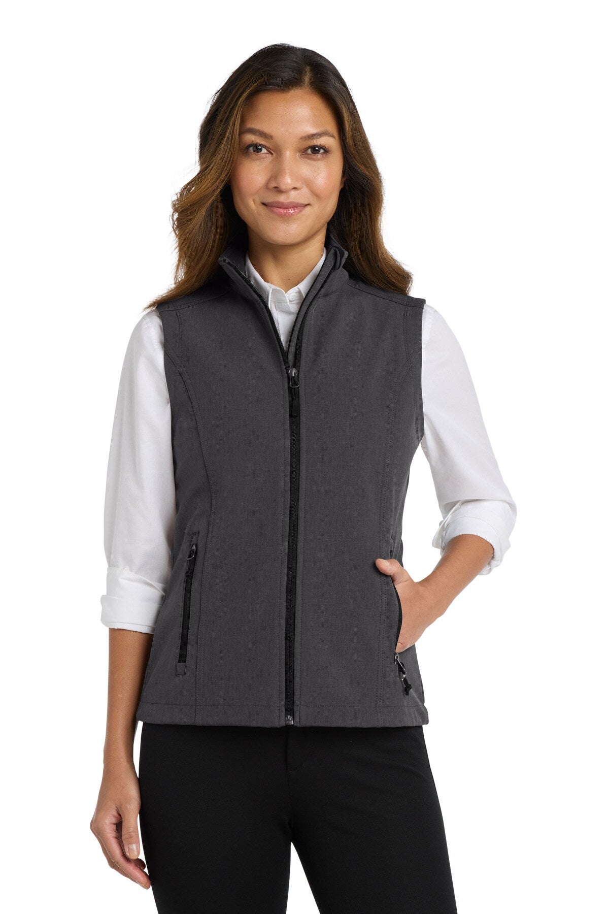 Port Authority® Women's Core Soft Shell Vest Wind Resistant Water Repellent Layer