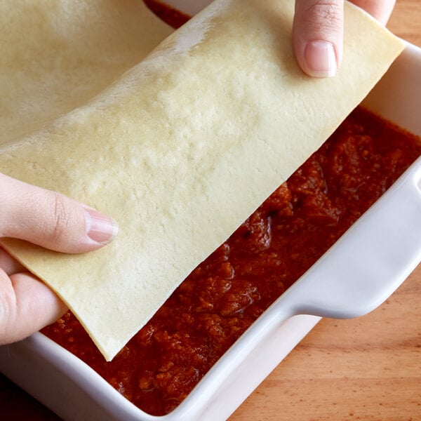 Seviroli 10 lb. Flat Lasagna Pasta Sheets