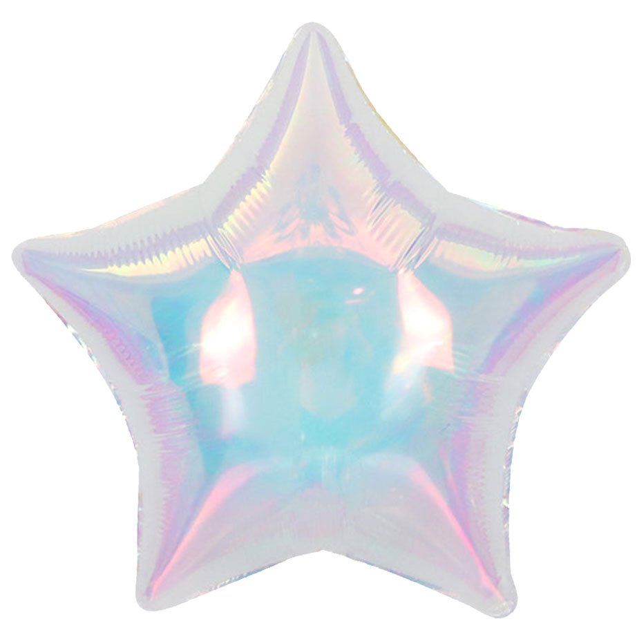 Foil Balloon 19 Inch Iridescent Star