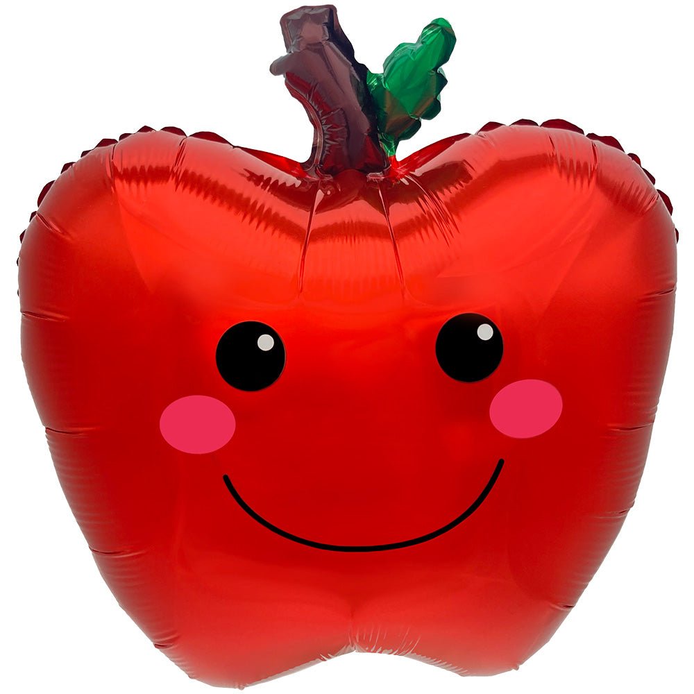 Foil Balloon Smiling Apple